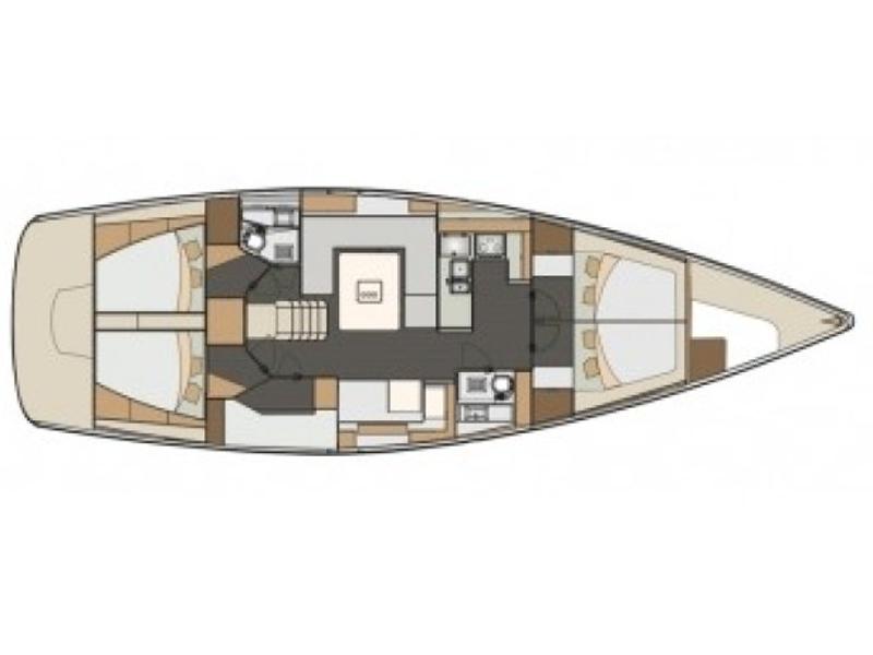 Book yachts online - sailboat - Elan 50 Impression - with AC - MOJITO - AC - rent