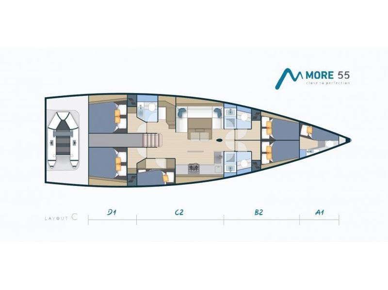 Book yachts online - sailboat - More 55 - SOLID WHITE - rent