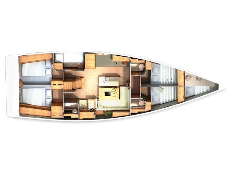 Book yachts online - sailboat - Hanse 505 - FURIA - rent