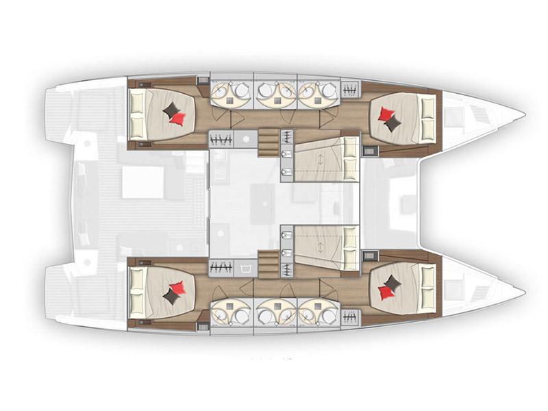 Book yachts online - catamaran - Lagoon 50 - Zuzo 1 (skipper obligatory) - rent