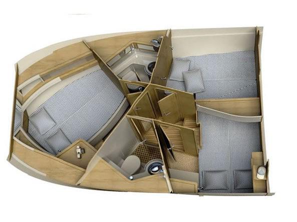 Book yachts online - motorboat - ADRIANA 36 BT (11) - LAVANDA - rent