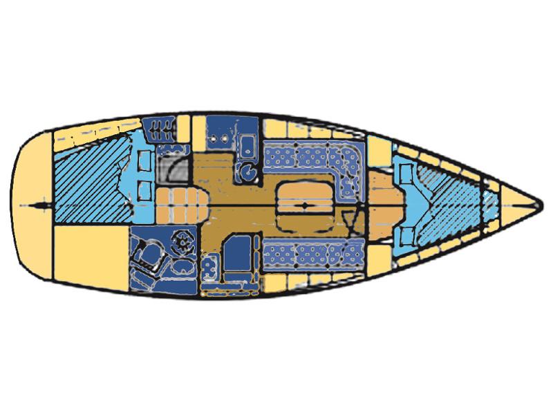 Book yachts online - sailboat - BAVARIA 33 C - FRANA - rent
