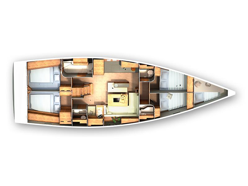 Book yachts online - sailboat - Hanse 505 - Anse - BT - rent