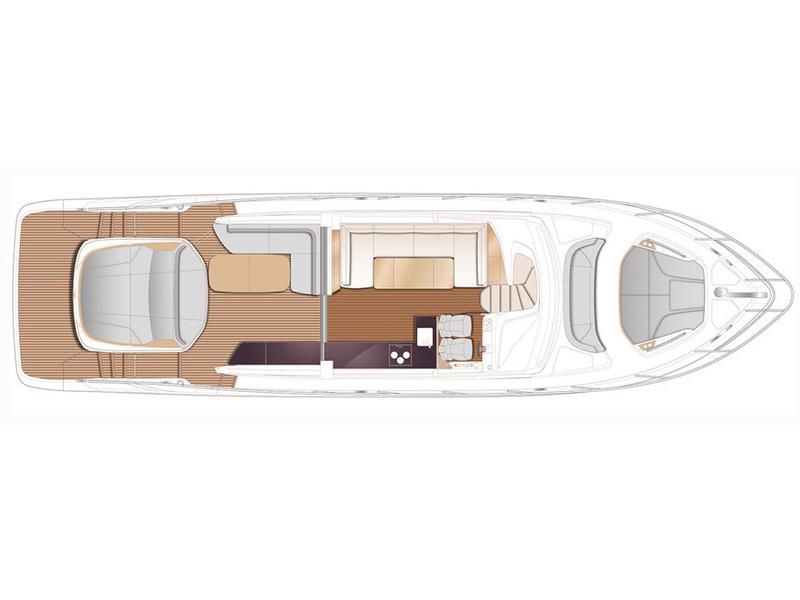 Book yachts online - motorboat - Princess V55 - Mery Rose - rent