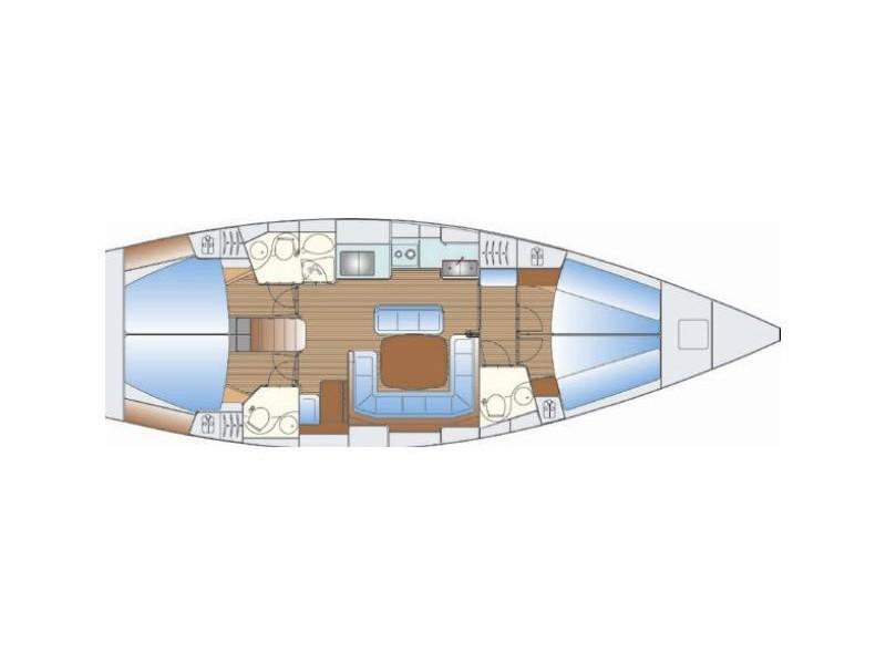 Book yachts online - sailboat - Bavaria 47 Cruiser - Orestis - rent