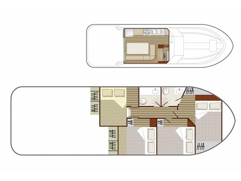 Book yachts online - motorboat - Sedan 1170 - BOURGOGNE FR - rent