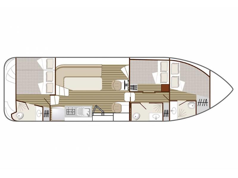 Book yachts online - motorboat - Confort 1100 - SERMOISE FR - rent