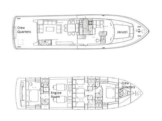 Book yachts online - motorboat - Azimut 76 - Golden Eagle - rent