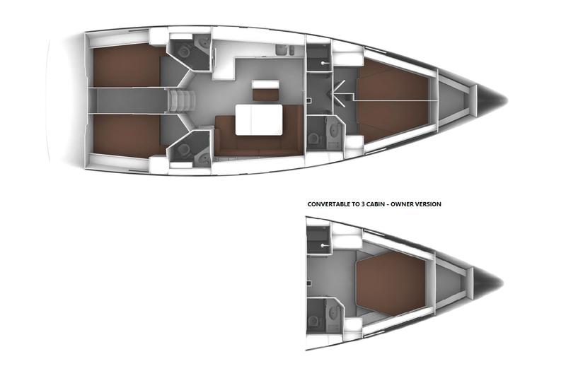Book yachts online - sailboat - Bavaria Cruiser 46 - NN1 -  NEW 2022 - rent