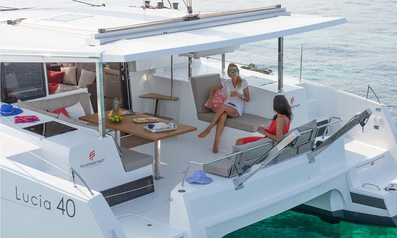 Book yachts online - catamaran - Lucia 40 - Infinite Blue - rent