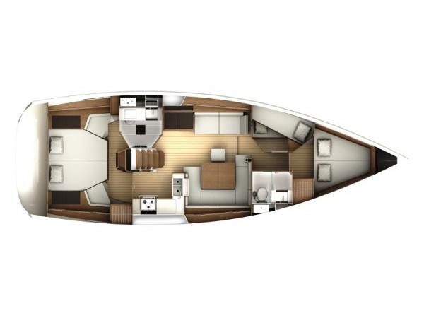 Book yachts online - sailboat - Sun Odyssey 44DS - Beverly Isabella - rent