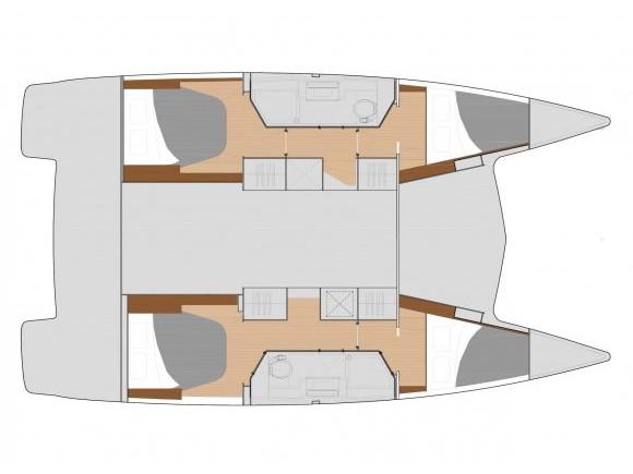 Book yachts online - catamaran - Lucia 40 - Oasis - rent