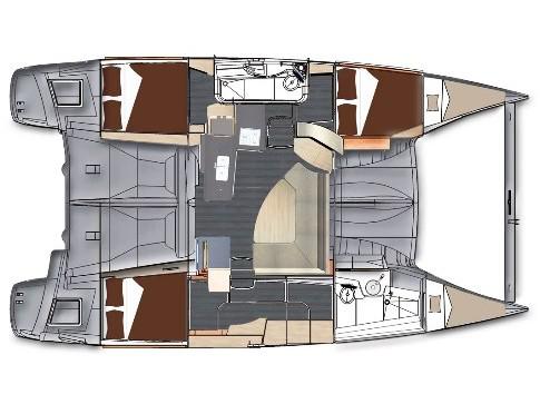 Book yachts online - catamaran - Lipari 41 - Squisita - rent