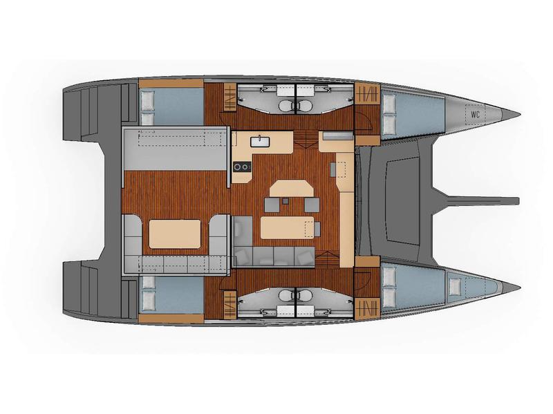 Book yachts online - powercatamaran - Luna 49 Power - Luna - rent