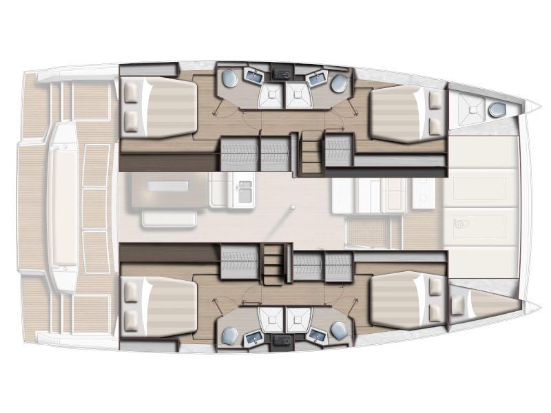 Book yachts online - catamaran - Bali 4.6 - JAKO I - rent