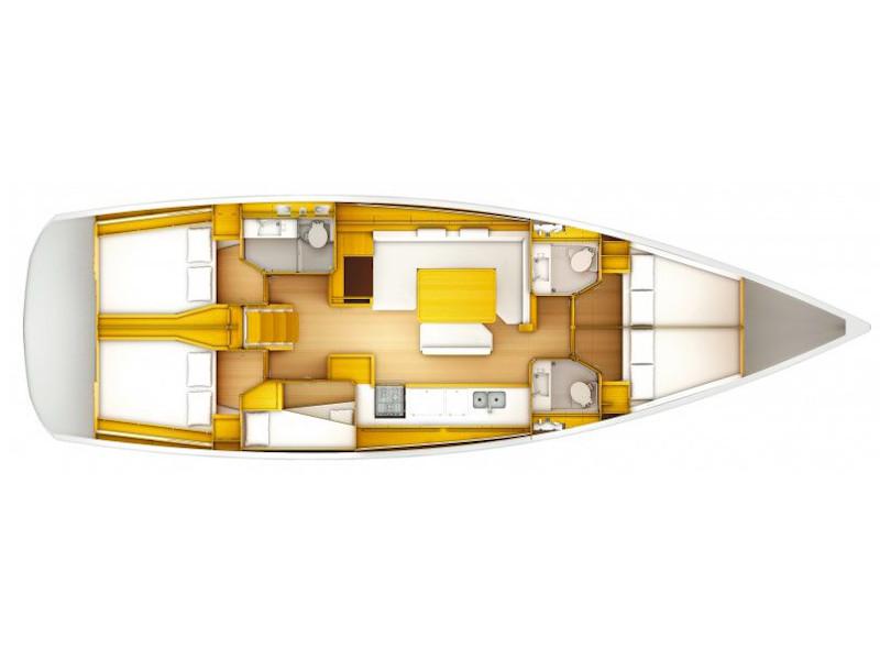 Book yachts online - sailboat - Sun Odyssey 509 - Caterina - rent