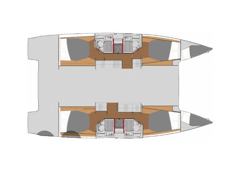 Book yachts online - catamaran - Astréa 42 - Ooga Chaka - rent