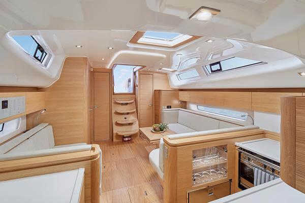 Book yachts online - sailboat - Elan GT 6 Porsche Design 50 feet with AC and Generator - Revolution - rent