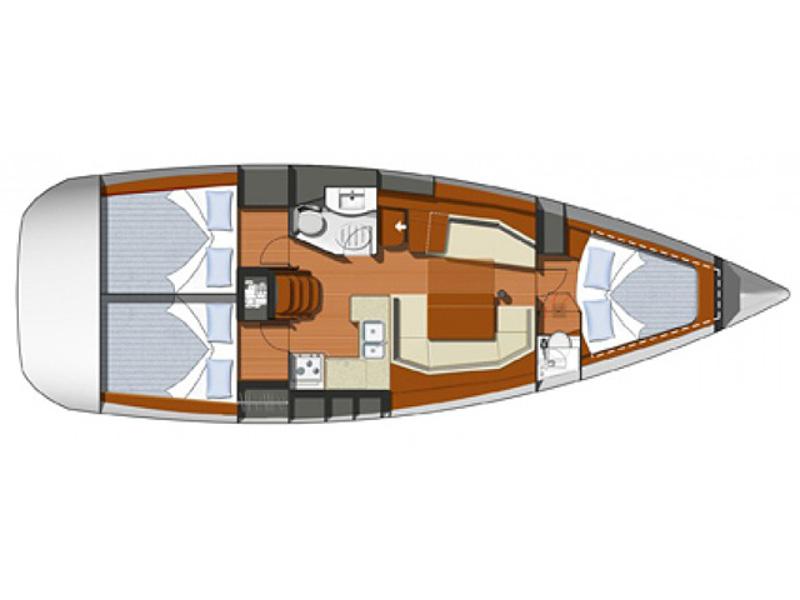 Book yachts online - sailboat - Cyclades 50.5 - EC-505-09-G - rent