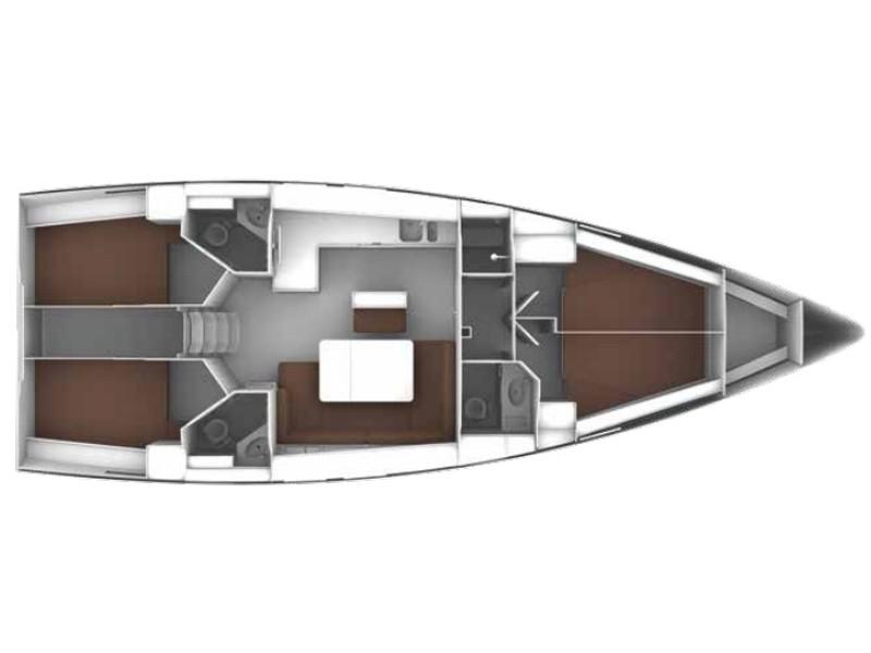 Book yachts online - sailboat - Bavaria Cruiser 46 Style - no name - rent
