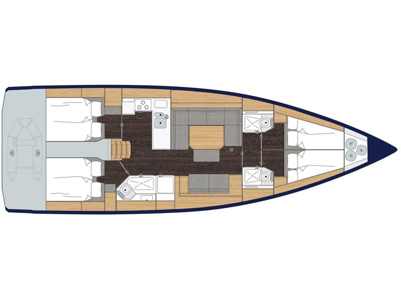 Book yachts online - sailboat - Bavaria C45 - Dawn - rent