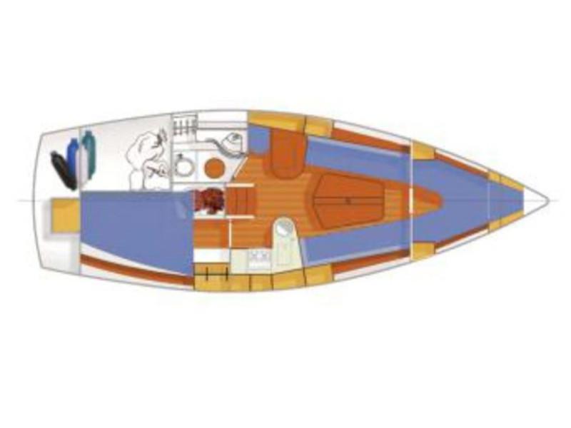 Book yachts online - sailboat - Huzar 30 Offshore - Helene - rent