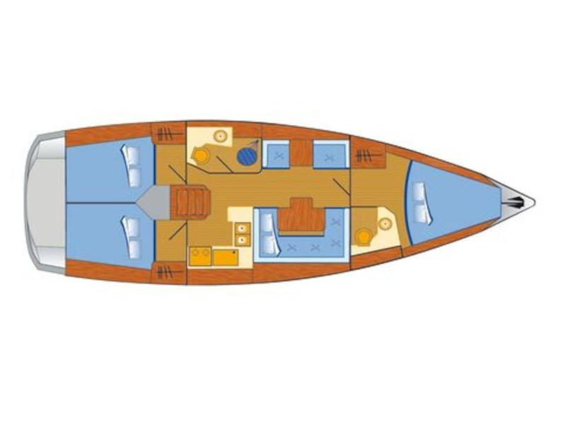 Book yachts online - sailboat - Sun Odyssey 409 - Veterano - rent