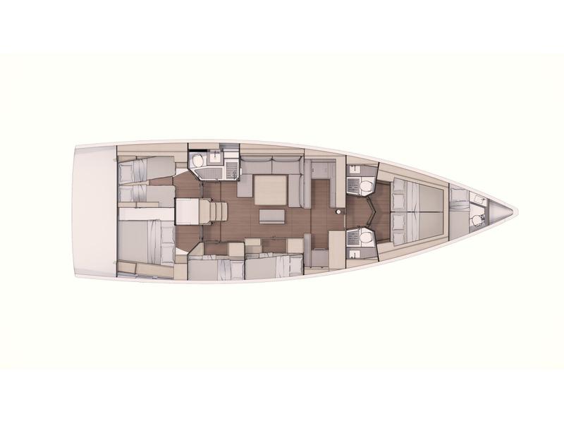 Book yachts online - sailboat - Dufour 530 - Cassiopea - Water maker, Solar Panel - rent