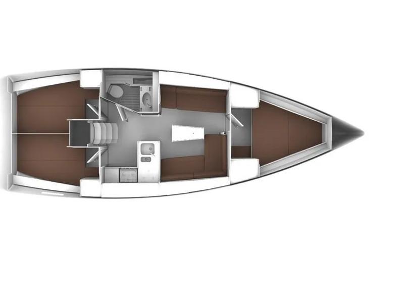 Book yachts online - sailboat - Bavaria 37 - Viviana - rent