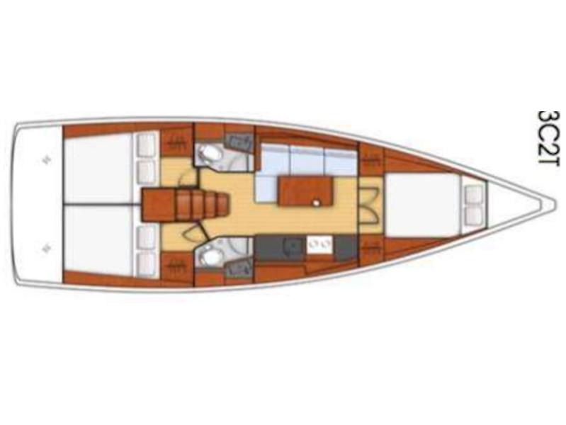Book yachts online - sailboat - Oceanis 38.1 - Matilde - rent