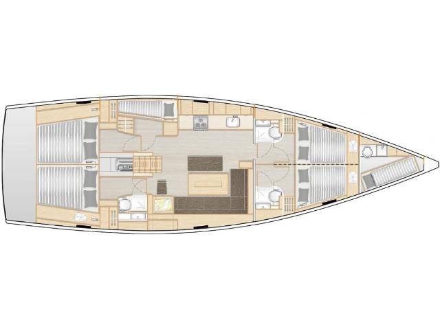 Book yachts online - sailboat - Hanse 508 - HanBB - rent