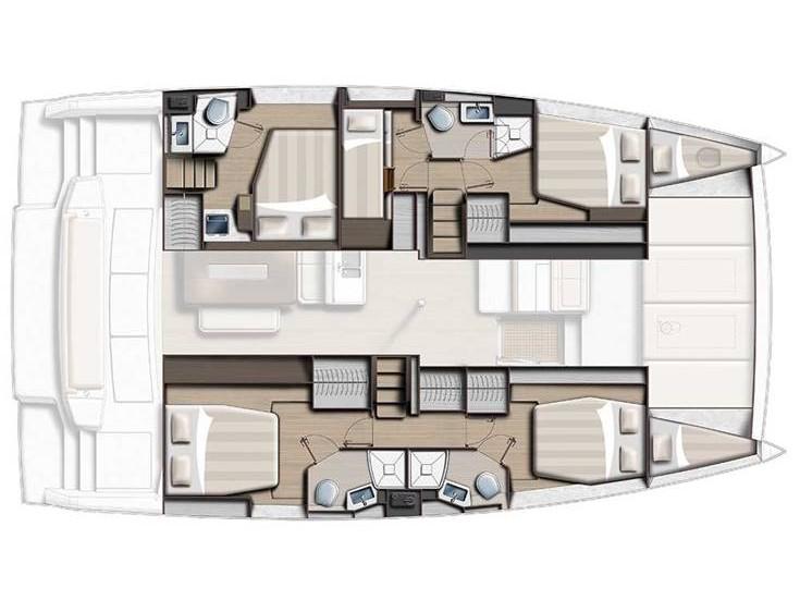 Book yachts online - catamaran - Bali 4.6 - Monia - A/C, Generator, Water maker - rent