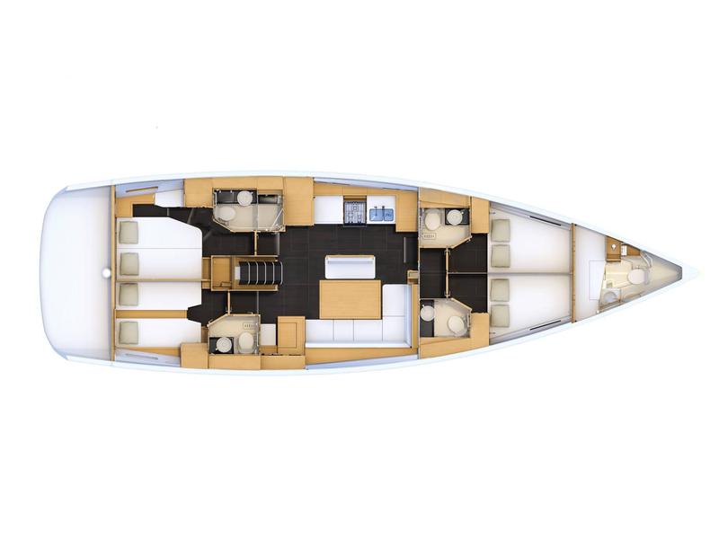 Book yachts online - sailboat - Jeanneau 54 - Il Gatto - rent