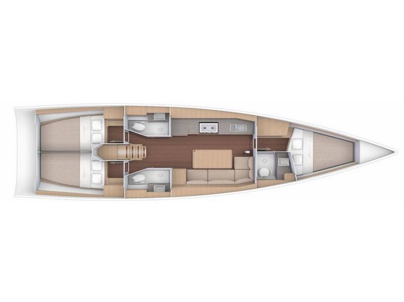Book yachts online - sailboat - Dufour 390 Grand Large - Tiche - rent
