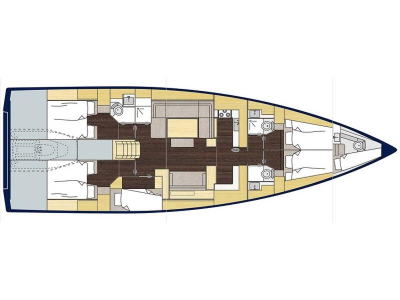 Book yachts online - sailboat - Bavaria C57 - Seacret - rent