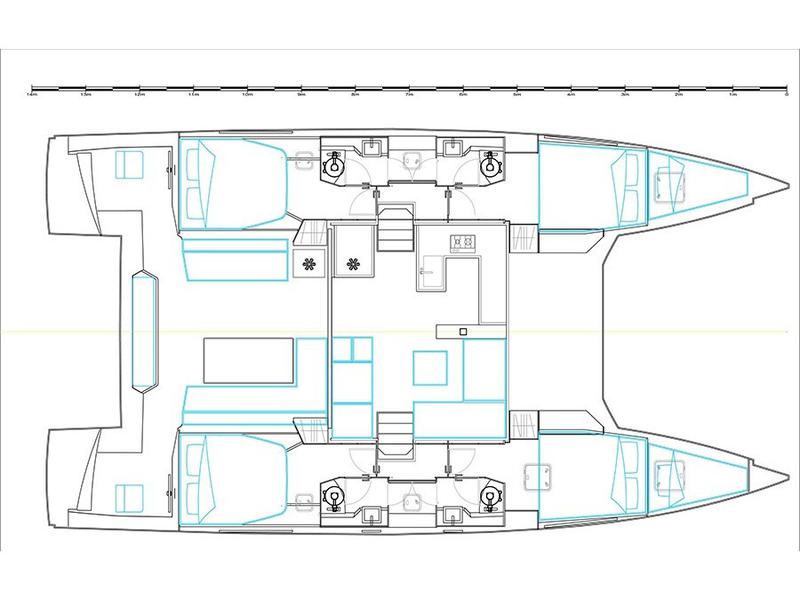 Book yachts online - catamaran - Nautitech 46 Fly(12 pax) - Cabrio - rent