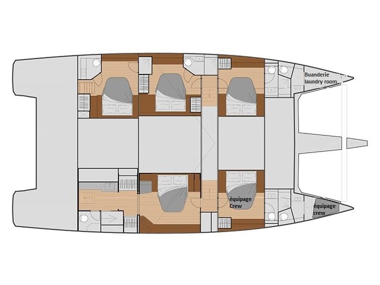 Book yachts online - catamaran - Samana 59 - Kalista II - rent