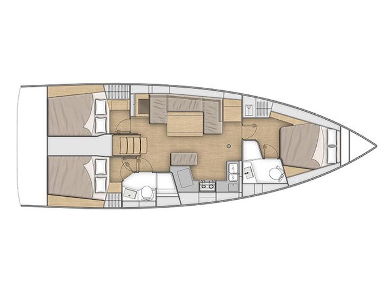 Book yachts online - sailboat - Oceanis 40.1 - Dimitra - rent