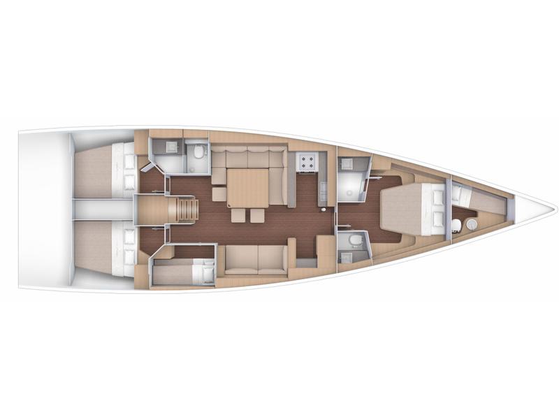 Book yachts online - sailboat - Dufour 56 Exclusive - Poseidon - rent