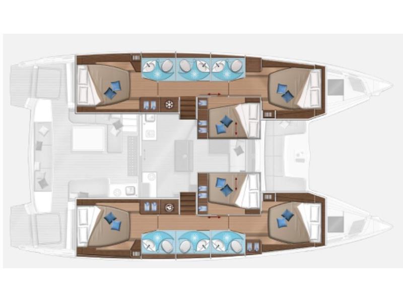 Book yachts online - catamaran - Lagoon 50 - Alchera - rent