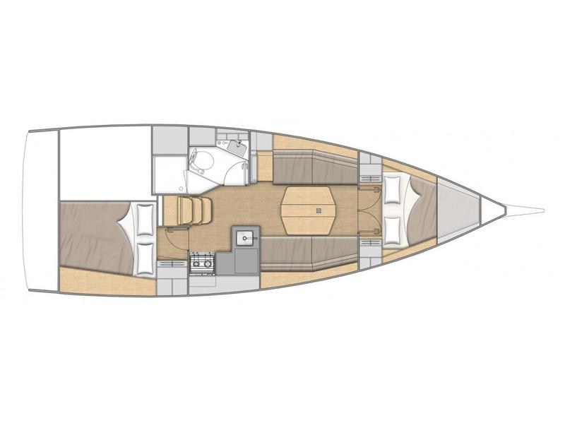 Book yachts online - sailboat - Oceanis 34.1 - S/Y Aria - rent