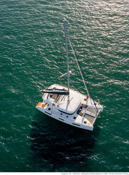 Book yachts online - catamaran - Lagoon 46 (2022) equipped with a/c (salon + cabins), generator, ice maker, 2x SUP - ACTIVE CRUISES - rent