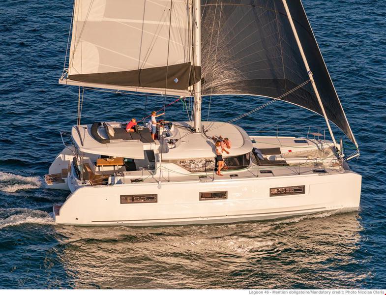 Book yachts online - catamaran - Lagoon 46 (2022) equipped with a/c (salon + cabins), generator, ice maker - SOFIA - rent