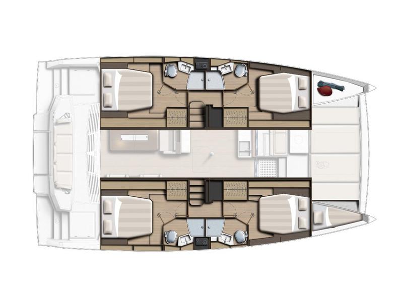 Book yachts online - catamaran - Bali 4.4 - Stenella - rent