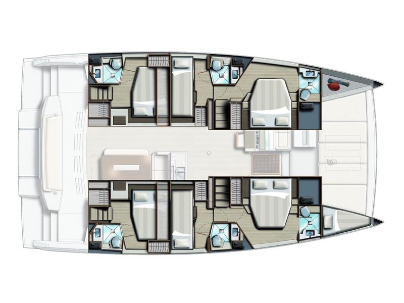 Book yachts online - catamaran - Bali 4.8 - Physeter - rent