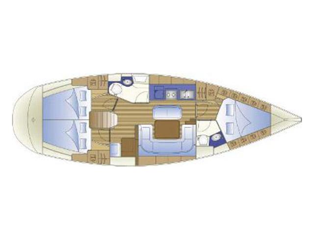 Book yachts online - sailboat - Bavaria 41 Cruiser - Marea - rent