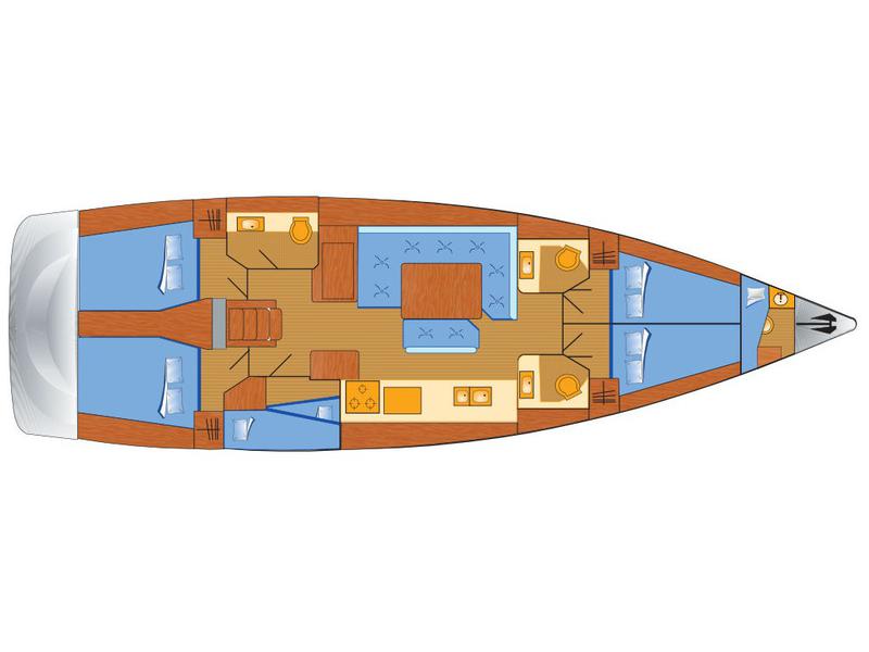 Book yachts online - sailboat - Sun Odyssey 519 - Elsa - rent