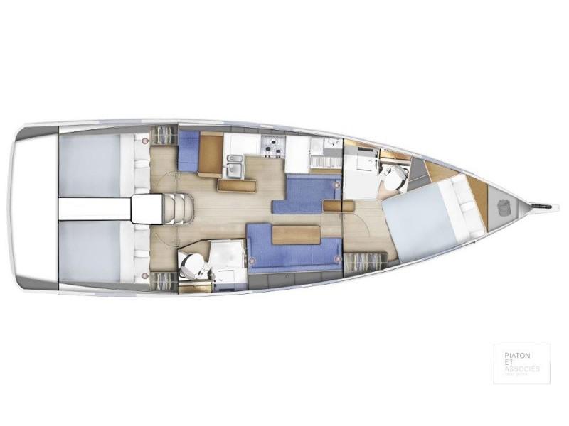 Book yachts online - sailboat - Sun Odyssey 410 - Naoussa - rent