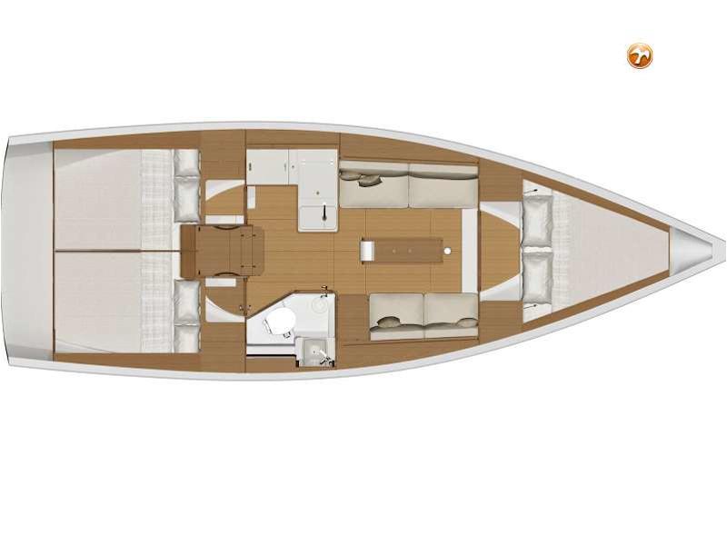 Book yachts online - sailboat - Dufour 360 Grand Large 2.20 draft - Smile Planet - rent