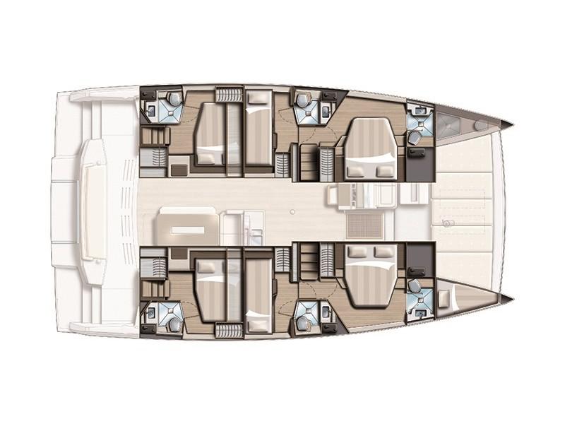 Book yachts online - catamaran - Bali 4.8 - Morganite - Skippered - rent